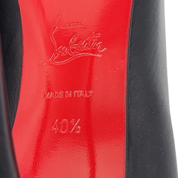 Christian Louboutin Ishtar Boots - Leather - Black $1995 - Picture 9 of 11